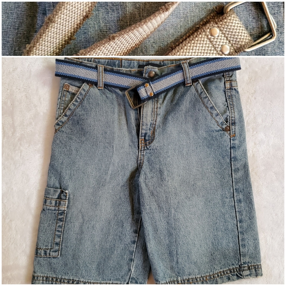 Calvin Klein Jean Shorts with 2 belts